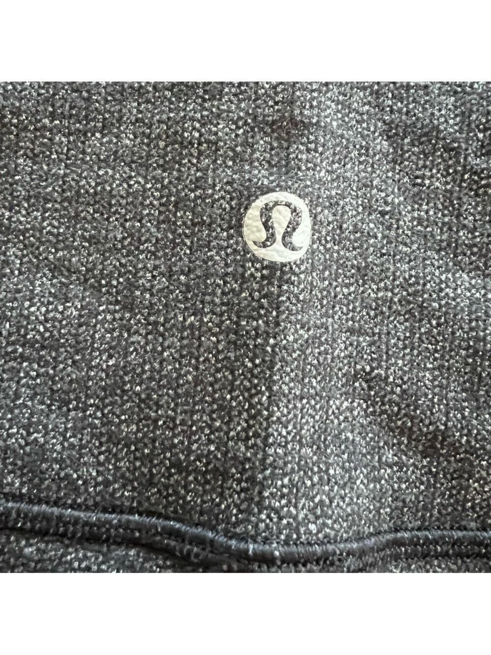 Cozy Lululemon Wunder Under Gray Black 8 - Picture 5 of 6